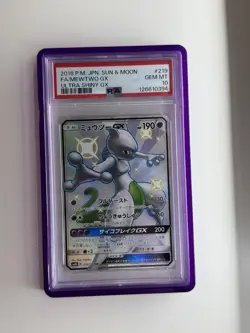 PSA 10 Gem Mint Mewtwo GX SSR 219/150 SM8b Sun & Moon Pokemon Card Japanese - Image 1