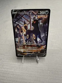 2022 Pokemon Umbreon V TG22/TG30 Brilliant Stars Trainer Gallery Holo Card NM - Image 1
