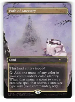 Path Of Ancenstry #0914 Rainbow Foil Secret Lair Avatar Promo SLD MTG - Image 1