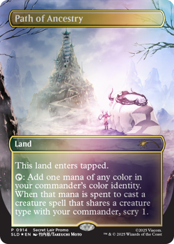 Path Of Ancenstry #0914 Rainbow Foil Secret Lair Avatar Promo SLD MTG - Image 2