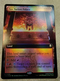 Fire Nation Palace - #389 Foil (Extended Art) Avatar: The Last Airbender - Mtg - Image 1