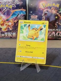 Pokemon TCG Sword & Shield Base Set (2020) - Pikachu #065/202 - Image 1