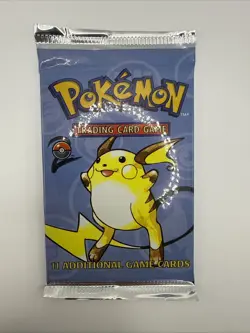 Pokemon Base Set 2 WOTC Booster Pack New Sealed Raichu Art - Image 3