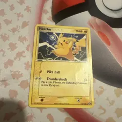 Pokemon Pikachu 60/106 EX Emerald Set Non Holo Card Moderate Play Condition Eng - Image 2