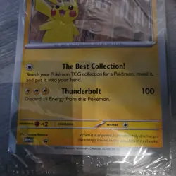 Pikachu At The Museum Pokemon Card Oversize SEALED in hand promo - Image 4