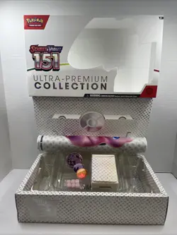 Pokemon Scarlet & Violet 151 Ultra Premium Collection UPC Empty Box w/Playmat ++ - Image 1
