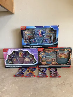 Pokemon TCG Sealed Lot Charizard ex Greninja ex Mimikyu ex Collection + Packs - Image 1