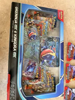 Pokemon TCG Sealed Lot Charizard ex Greninja ex Mimikyu ex Collection + Packs - Image 2