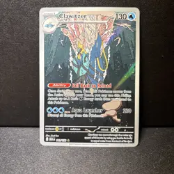POKEMON - CLAWITZER - 141/132 - ILLUSTRATION RARE - MEGA EVOLUTION - PRESALE - Image 1