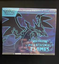 Pokemon Mega Evolution Phantasmal Flames Elite Trainer Box (small rip) - Image 1