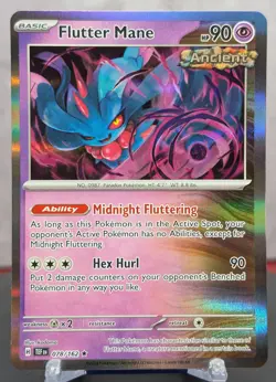 Pokemon Flutter Mane #078/162 Temporal Forces Holo Rare - Image 1