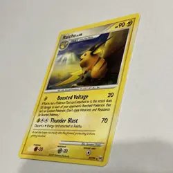 Pokemon Raichu Prerelease Stamp Promo Platinum Arceus Set 27/99 NM - M - Image 4