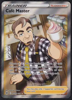 Pokemon Cafe Master TG25/TG30 Full Art Brilliant Stars - Image 1