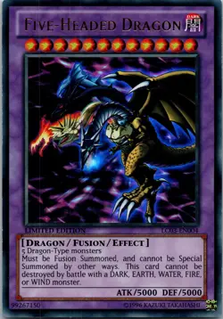 Yugioh Five-Headed Dragon LC03-EN004 Limited Edition Ultra Rare NM - Image 1