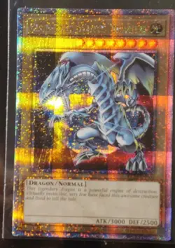 YU-GI-OH! Blue Eyes White Dragon Quarter Century Rare NM KC01 Kaiba Briefcase - Image 2