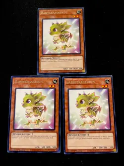 Babycerasaurus (X3) WISU-EN013 Yugioh 1st Edition (New) - Image 1