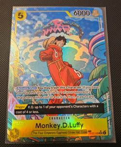 2024 One Piece Monkey D Luffy OP07-109 (TR) Two Legends Holo Foil - Image 1