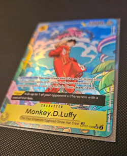 2024 One Piece Monkey D Luffy OP07-109 (TR) Two Legends Holo Foil - Image 2