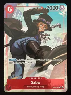 Sabo (OP05-007) (Alternate Art) - Awakening of the New Era (OP05) - One Piece - Image 1