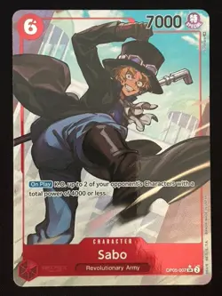 Sabo (OP05-007) (Alternate Art) - Awakening of the New Era (OP05) - One Piece - Image 3