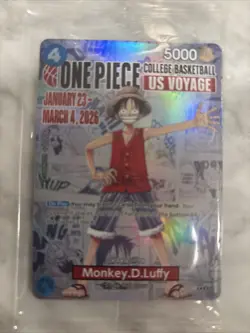One Piece CCG Monkey.D.Luffy BVB x One Piece Match Day '25 ST13-003 - Image 1