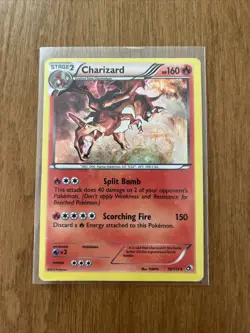 Pokemon TCG - Charizard Legendary Treasure 19/113 Cosmos Holo 2013 Promo LP-MP - Image 1