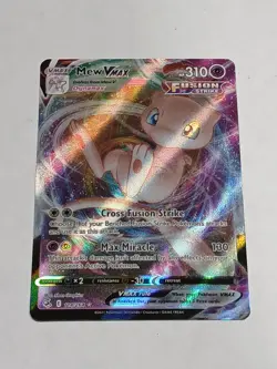 Pokemon TCG Mew VMAX Ultra Rare Holo Swsh08: Fusion Strike 114/264 NM Condition - Image 1