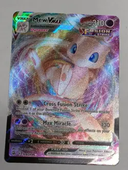 Pokemon TCG Mew VMAX Ultra Rare Holo Swsh08: Fusion Strike 114/264 NM Condition - Image 2
