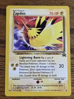 Pokemon Wotc Black Star Promos 3 LEGENDARY BIRDS nice looking cards,, - Image 5