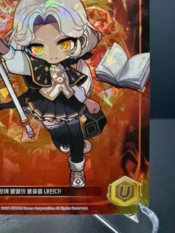 MapleStory Collection Card Archmage of Fire & Poison CLS_098 Unique Korean NM - Image 5