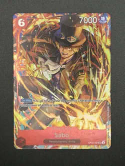 Sabo (Illustration Box Vol.5) OP05-007 One Piece Promotion Cards Foil - Image 1