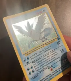Articuno Pokemon Card Holographic fossil 2/62 1995 - Image 3