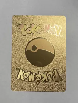 Charmander Squirtle Bulbasaur GX HP 140 Gold Foil Fan Art Display Card 3/99 NM - Image 2