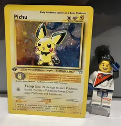 1st Edition Pichu 12/111 Holo Rare Neo Genesis Pokemon Card - Image 1