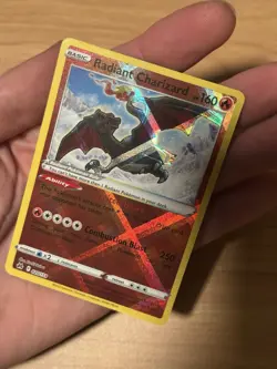Pokemon Charizard 004/102 Base Set Holo Rare 120 HP Stage 2 Card English - Image 1