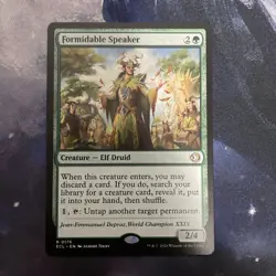 Mtg- Formidable Speaker (0176) Lorwyn Eclipsed- Rare- NM - Image 1