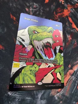 x1 Beast Within MAR MTG 33 FOIL BORDERLESS MYTHIC M/NM 1x - Image 2