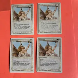 MTG | 4 x Serra Angel | Revised Edition | Magic The Gathering | Playset - Image 1