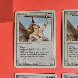 MTG | 4 x Serra Angel | Revised Edition | Magic The Gathering | Playset - Image 2