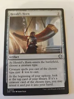 MTG - The Lost Caverns of Ixalan - Herald's Horn - NM - NF - Image 1
