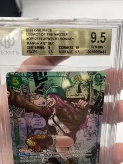 Jewelry Bonney Manga OP12-118 One Piece - Legacy Of The Master - BGS 9.5 - Image 4
