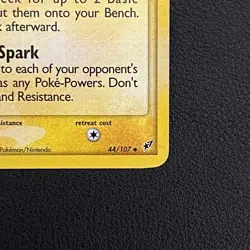 Pokemon TCG Plusle EX Deoxys 44/107 Uncommon Reverse Holo Stamped - LP - Image 2