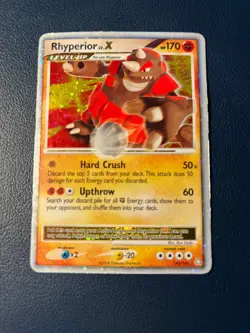 Pokemon TCG - Rhyperior LV.X 145/146 Legends Awakened Holo - HP - Image 1