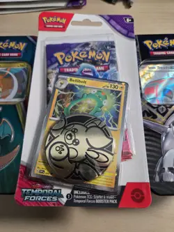 Pokemon TCG Iron Treads ex Paldean Fates and Walgreens Dragonite Tin Blister Lot - Image 2