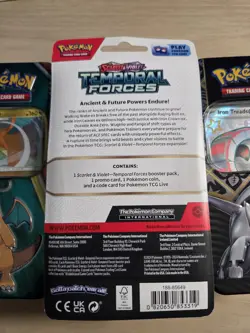 Pokemon TCG Iron Treads ex Paldean Fates and Walgreens Dragonite Tin Blister Lot - Image 3