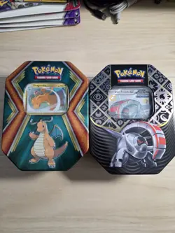 Pokemon TCG Iron Treads ex Paldean Fates and Walgreens Dragonite Tin Blister Lot - Image 4