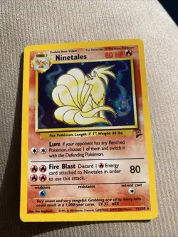 Pokemon TCG Ninetales Base Set 2 13/130 Holo Unlimited Holo Rare NM - Image 1