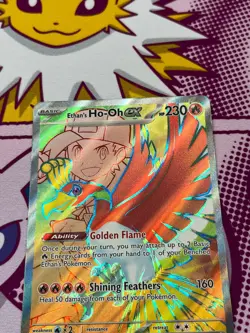 Pokemon TCG - Ethan's Ho-Oh ex 209/182 - Sv10 Destined Rivals - Full Art - NM - Image 4