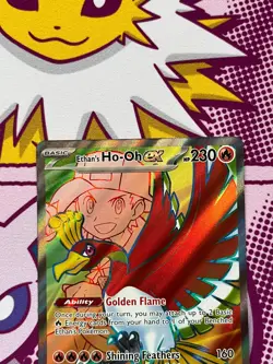 Pokemon TCG - Ethan's Ho-Oh ex 209/182 - Sv10 Destined Rivals - Full Art - NM - Image 5