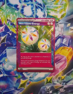 Pokemon TCG Neo Upper Energy 162/162 Ace Spec Temporal Forces - Image 1